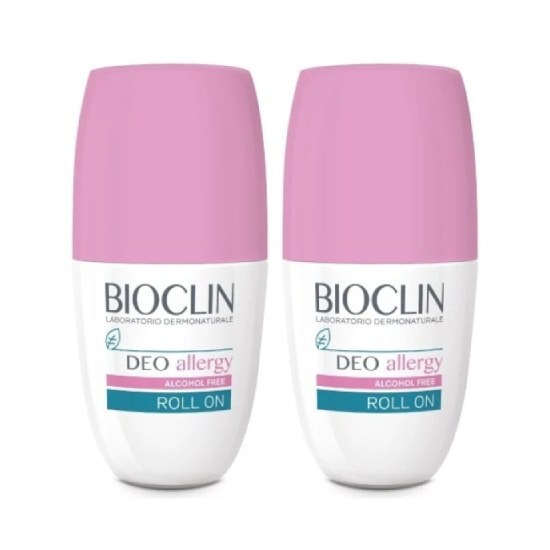 BIOCLIN BIOCLIN Promo Deo Allergy Alcohol Free Roll-on Αποσμητικό 2x50ml