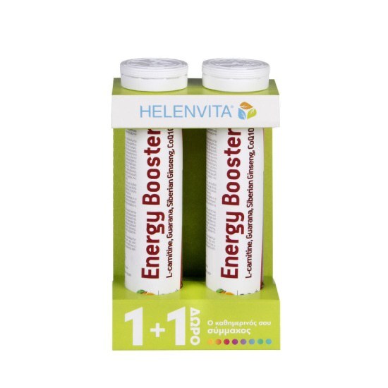 Helenvita Energy Booster Συμπλήρωμα για την Ενίσχυση του Ανοσοποιητικού 2×20 αναβράζοντα δισκία