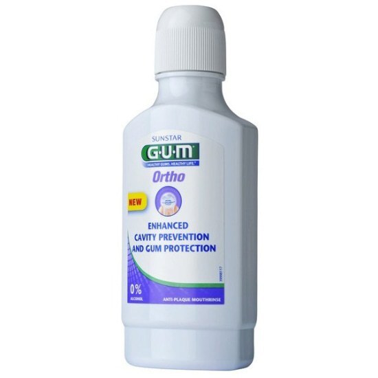GUM GUM Ortho Mouthrinse Στοματικό Διάλυμα 300ml