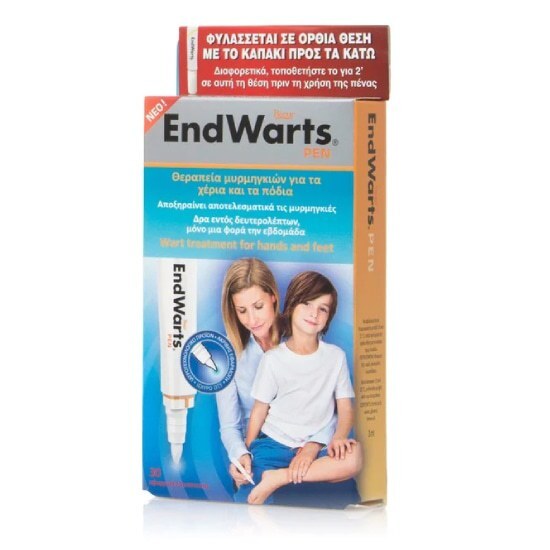 ENDWARTS Mylan Pen Αποτελεσματικό Τοπικό Διάλυμα σε Στυλό για τη Θεραπεία των Μυρμηγκιών για τα Χέρια & τα Πόδια 3ml / 30 εφαρμογές