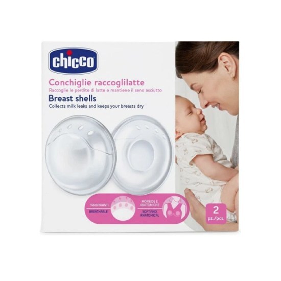 CHICCO CHICCO Κοχύλια Συλλογής Μητρικού Γάλακτος 2 Τεμάχια