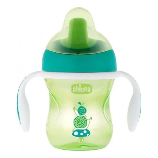 CHICCO Training Cup Εκπαιδευτικό Κύπελλο 6Μ+ 200ML - Λαχανί