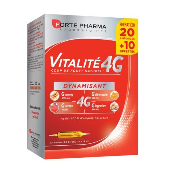 FORTE PHARMA Vitalite 4G 20 & 10 Αμπούλες