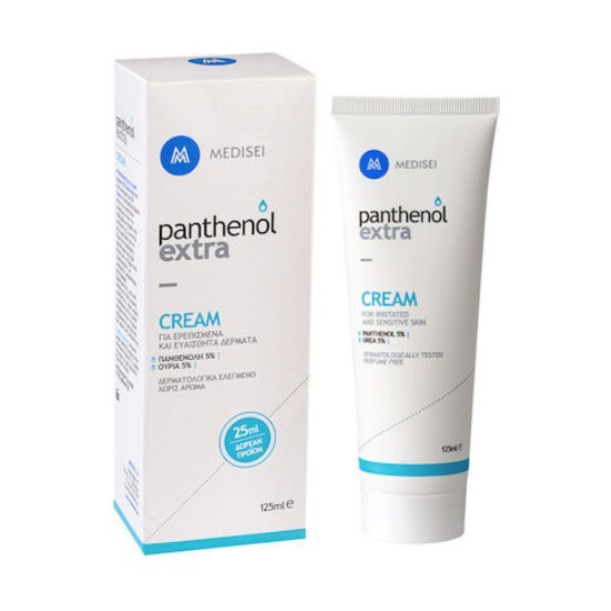 PANTHENOL EXTRA Ενυδατική Κρέμα Ανάπλασης Σώματος με Ουρία για Ευαίσθητες Επιδερμίδες 125ml