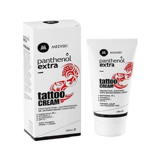 PANTHENOL Tattoo Κρέμα για Επούλωση & Τατουάζ 100ml