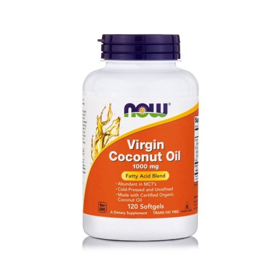 NOW FOODS Virgin Coconut Oil 1.000mg 120softgels