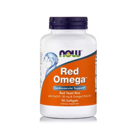 NOW FOODS Red Omega & CoQ10 30mg 90softgels