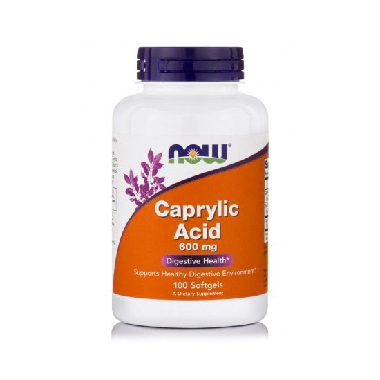 NOW FOODS Caprylic Acid 600mg 100softgels