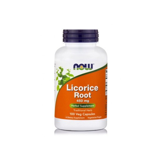 NOW FOODS Liporice Root 450mg 100caps