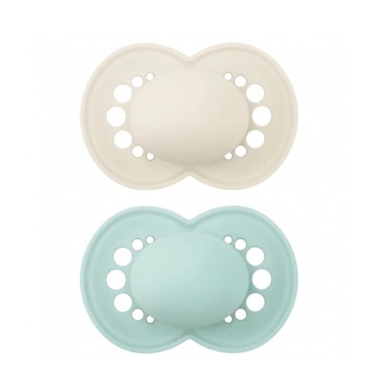 MAM MAM Colours Of Nature Πιπίλα Σιλικόνης 6-16m 2 Τεμάχια