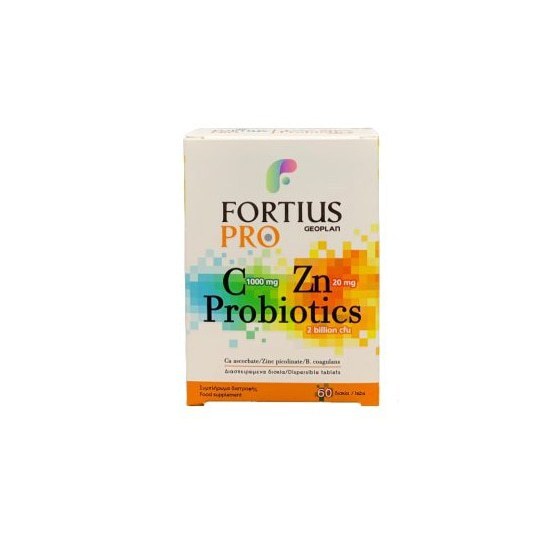 FORTIUS PRO Probiotics C+ZN 60 Ταμπλέτες