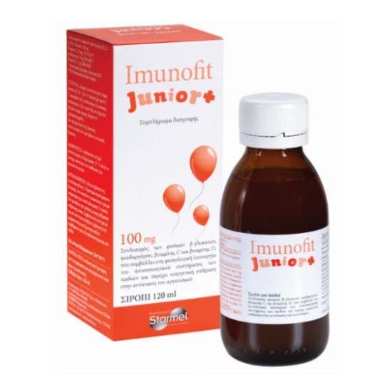 IMUNOFIT Junior 100mg Παιδικό Σιρόπι Για Ενίσχυση Του Ανοσοποιητικού Συστήματος 120ml