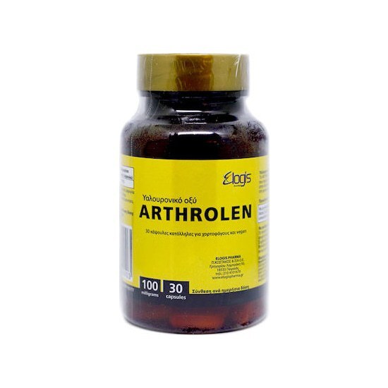 ELOGIS PHARMA Arthrolen Συμπλήρωμα Διατροφής με Υαλουρονικό Οξύ 30 Κάψουλες