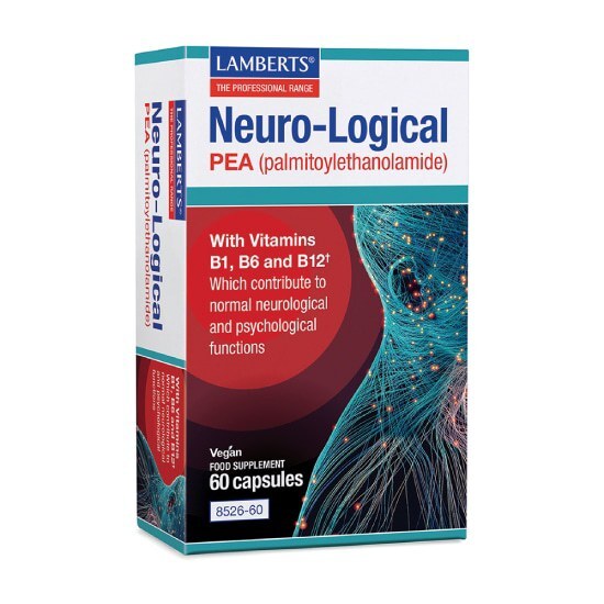 LAMBERTS Neuro-Logical Pea για την Φυσιολογική Λειτουργία Του Νευρικού Συστήματος (B1, B6 B12) 60 Κάψουλες