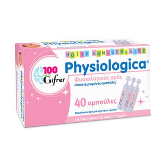 GIFRER GIFRER Physiologica Φυσιολογικός Ορός Για Τη Μύτη & Τα Μάτια 40x5ml