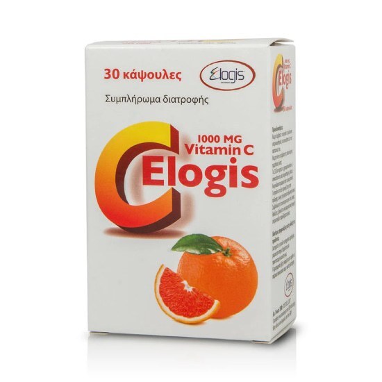 ELOGIS PHARMA Vitamin C 1000MG 30 Κάψουλες