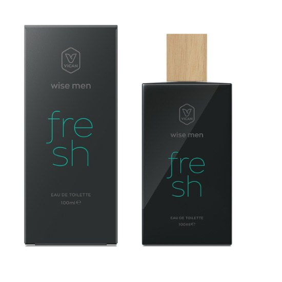 VICAN Wise Men Eau De Toilette Fresh Ανδρικό Άρωμα με Σανταλόξυλου & Musk 100ml