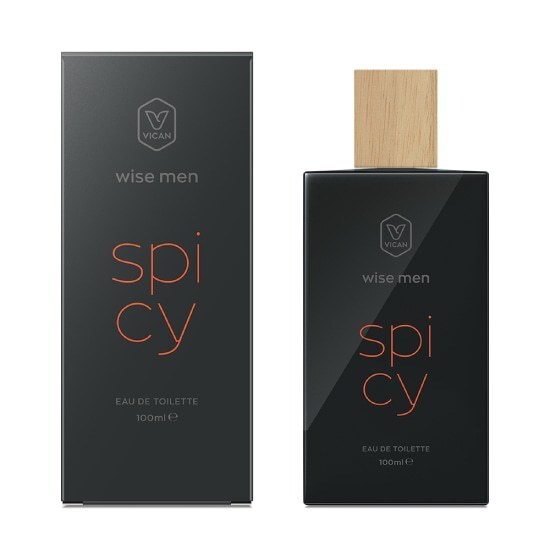VICAN Wise Men Eau De Toilette Spicy Ανδρικό Άρωμα με Κάρδαμου & Βitter Οrange 100ml