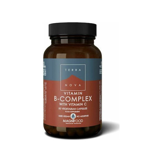 TERRANOVA B-Complex With Vitamin C 50 φυτικές κάψουλες