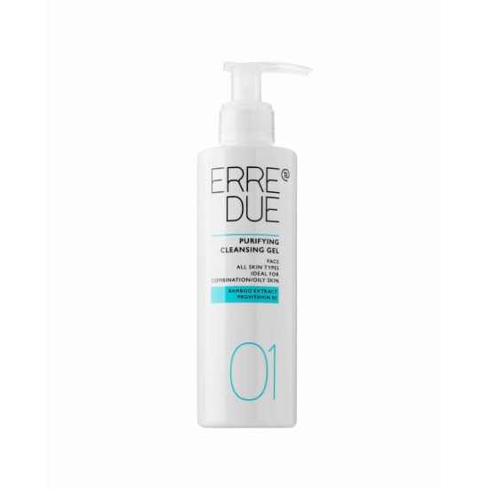 ERRE DUE Purifying Face Cleansing Gel With Bamboo Extract Για Μικτές/Λιπαρές Επιδερμίδες 200ml