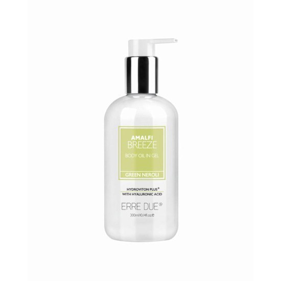 ERRE DUE Amalfi Breeze Body Oil In Gel Green Neroli With Hyaluronic Acid 300ml