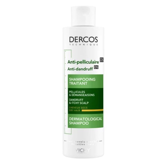 VICHY Dercos Anti Dandruff DS Σαμπουάν κατά της Πιτυρίδας για Ξηρά Μαλλιά 200ml