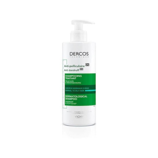 VICHY Dercos Anti-Dandruff Shampoo Για Κανονικά Και Λιπαρά Μαλλιά 390ml
