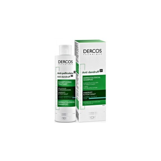 VICHY Dercos Technique Anti-Dandruff Shampoo για Κανονικά/Λιπαρά Μαλλιά 200ml