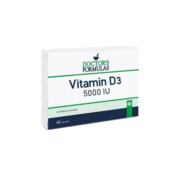 DOCTOR’S FORMULAS Vitamin D3 5000iu 60 μαλακές κάψουλες