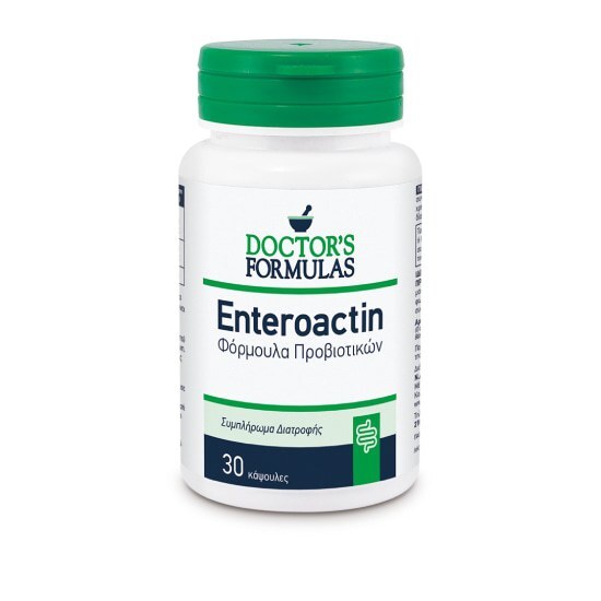 DOCTOR’S FORMULAS Enteroactin Φόρμουλα Προβιοτικών 400mg 30 κάψουλες