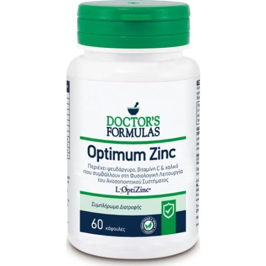DOCTOR’S FORMULAS Optimum Zinc 60 Κάψουλες