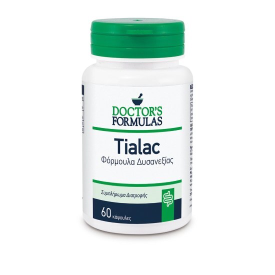 DOCTOR’S FORMULAS Tialac Συμπλήρωμα Διατροφής Φόρμουλα Δυσανεξίας 60 Κάψουλες