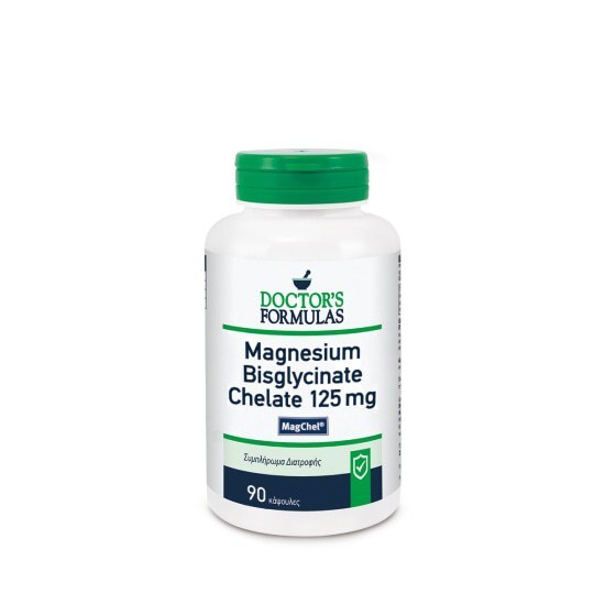 DOCTOR’S FORMULAS Magnesium Bisglycinate Chelate 125mg 90 κάψουλες