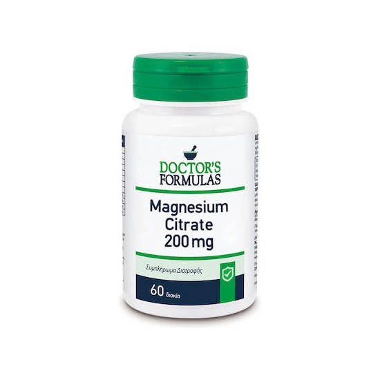 DOCTOR’S FORMULAS Magnesium Citrate 200mg 60 ταμπλέτες
