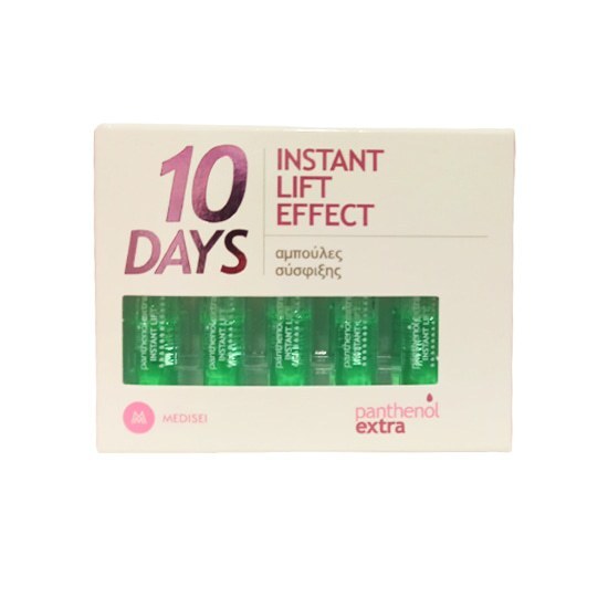 MEDISEI Panthenol Extra 10 Days Instant Lift Effect Αμπούλες Σύσφιξης 10x2ml