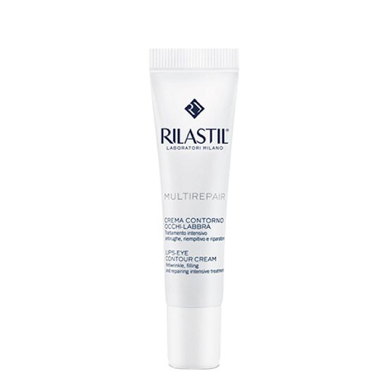 RILASTIL Multirepair Lips Eye Contour Cream Αντιγηραντική Κρέμα για μάτια και χείλη 15ml