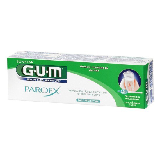 GUM GUM Paroex Οδοντόκρεμα 0,06% CHX + 0,05% CPC 75ml