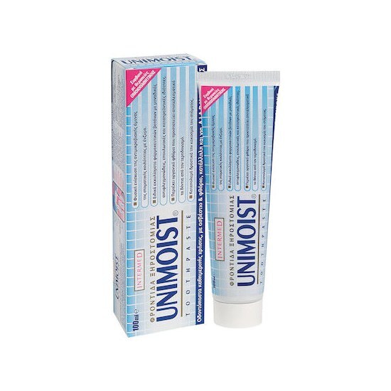 INTERMED INTERMED Unimoist Toothpaste Οδοντόκρεμα Κατά Της Ξηροστομίας 100ml