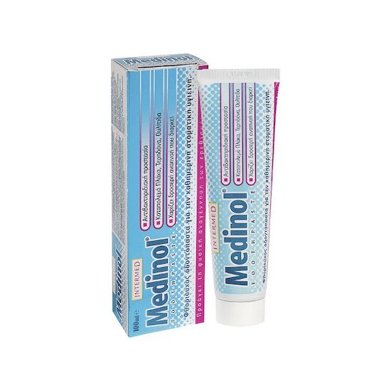 INTERMED INTERMED Medinol Οδοντόκρεμα Για Ευαίσθητα Δόντια 100ml