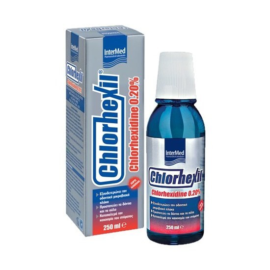 INTERMED INTERMED Chlorhexil 0.20% Mouthwash Πολλαπλή Προστασία Της Στοματικής Κοιλότητας 250ml