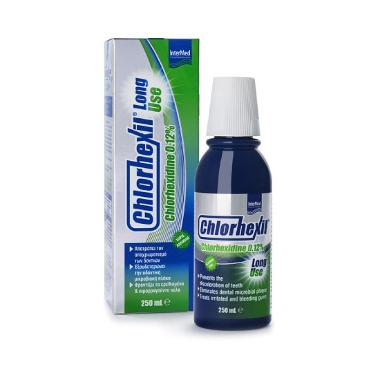 INTERMED INTERMED Chlorhexil 0.12% Long Use Στοματικό Διάλυμα 250ml
