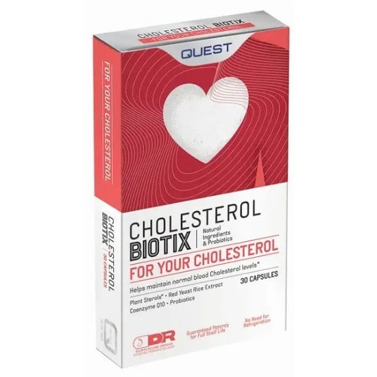 QUEST QUEST Cholesterol Biotix 30 Κάψουλες