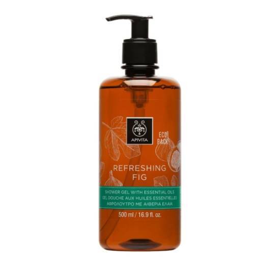 APIVITA APIVITA Refreshing Fig Shower Gel Με Αιθέρια Έλαια 500ml