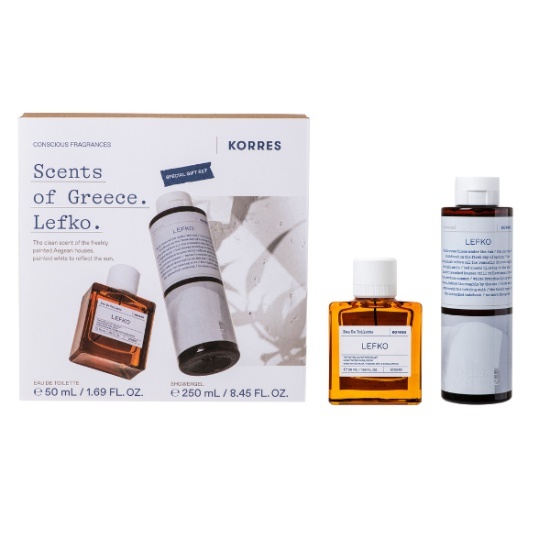 KORRES KORRES Lefko Με Eau De Toilette Lefko 50ml & Shower Gel 250ml