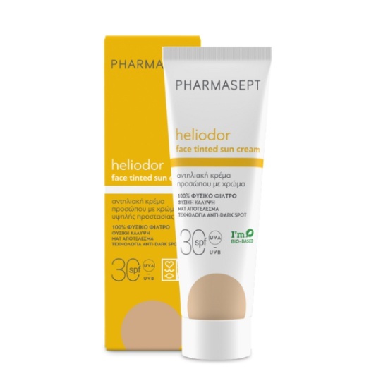 PHARMASEPT OTC PHARMASEPT Heliodor Face Tinted Sun Cream Αντηλιακή Κρέμα Προσώπου Με Χρώμα SPF30 50ml