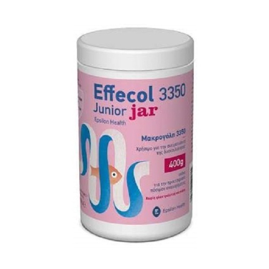 EPSILON HEALTH EFFECOL 3350 Junior Jar Σκόνη Για Πόσιμο Εναιώρημα 400gr