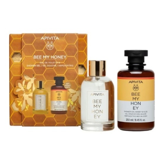 APIVITA APIVITA Bee My Honey Promo Eau De Toilette Unisex Άρωμα 100ml & Shower Gel Αφρόλουτρο Σώματος 250ml