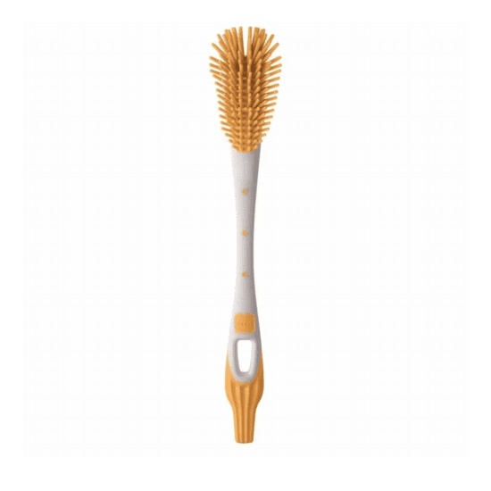 MAM MAM Βούρτσα Καθαρισμού Μπιμπερό Και Θηλής Soft Brush Κίτρινο