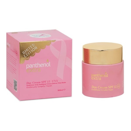 PANTHENOL PANTHENOL Extra Day Cream Ενυδατική Κρέμα Προσώπου Ημέρας SPF15 100ml