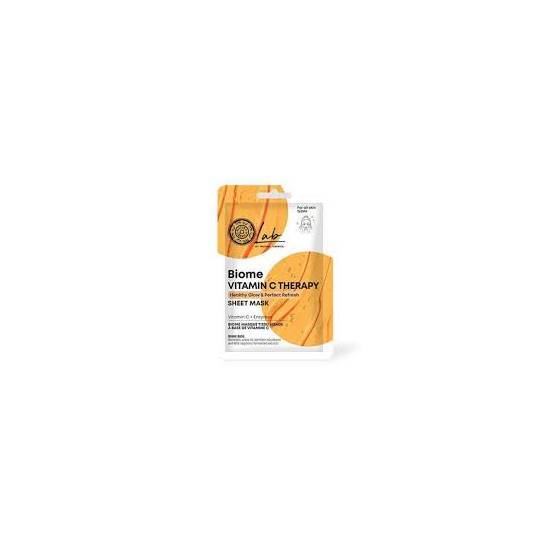 NATURA SIBERICA NATURA SIBERICA Biome Vitamin C Therapy Μάσκα Προσώπου Για Λάμψη 1 Τεμάχιο